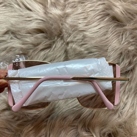 Pink Square Sunglasses  - Picture 3 of 9